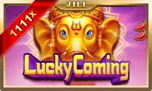 Lucky coming